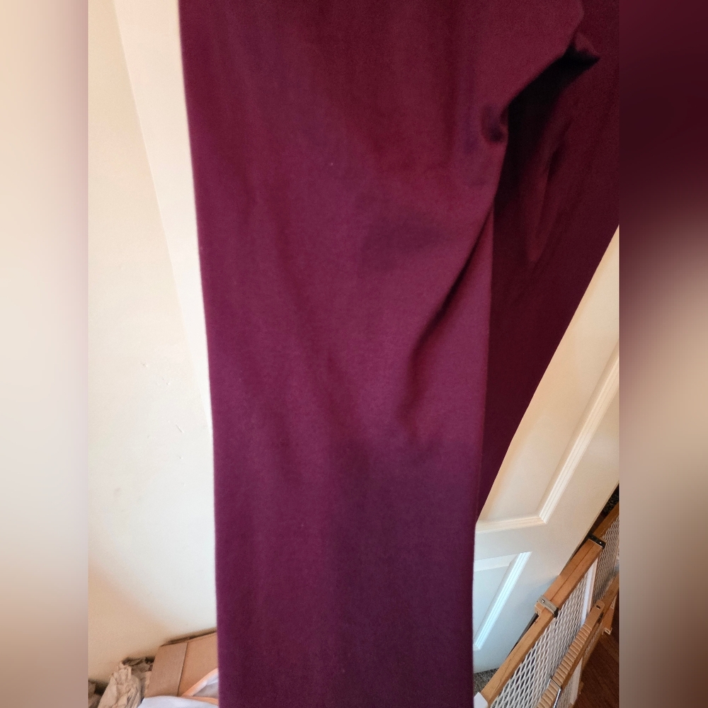 Seven7 Burgundy High-Waisted Leggings - Picture 4 of 10